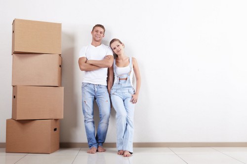 Secure document storage facility in Goldersgreen with organised archive boxes