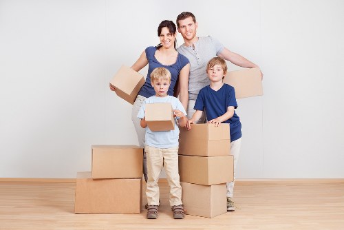 Removal team planning a house move in Goldersgreen