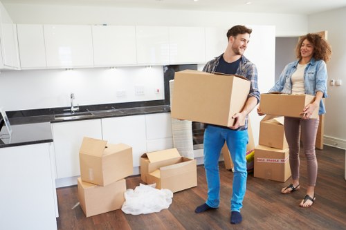 Clean and accessible storage area for home belongings