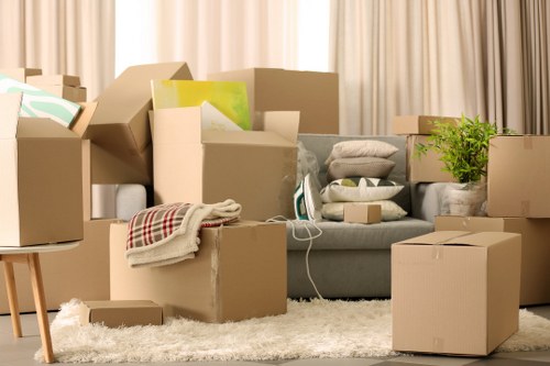 Example storage job for a residential property in Golders Green